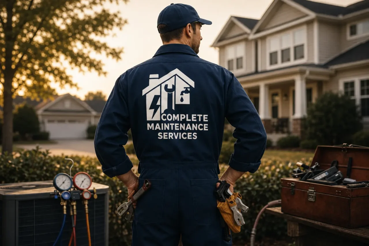 CMS work suit hands on hips