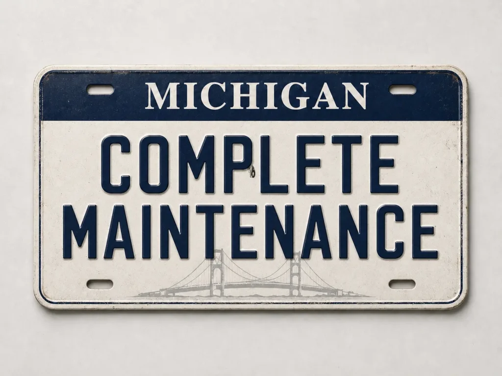 Complete Maintenance Plate