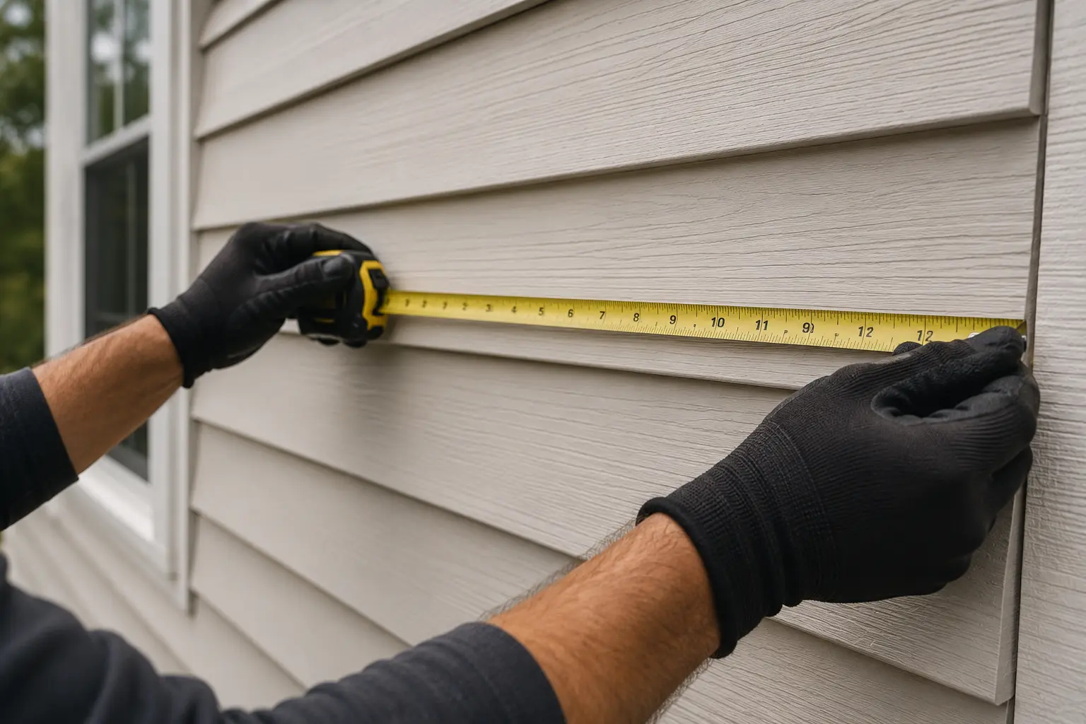 Measuring siding
